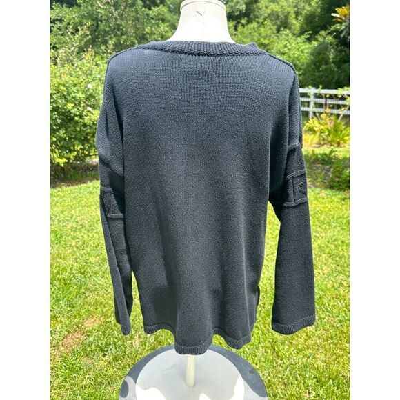 Vintage 80's 90's Blue Cable Esprit Sweater Large - Picture 4 of 8